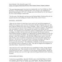 Biography--Mitchell, David