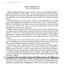 Biography--Peck, William Henderson