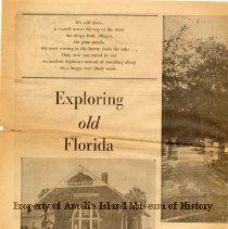 "Exploring old Florida", Florida Times Union