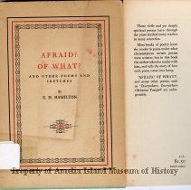 Afarid? Of What? And other poems and sketches