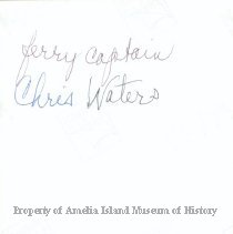 Ferry captain Chris Waters