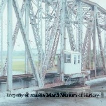 Bridge for train over Amelia River