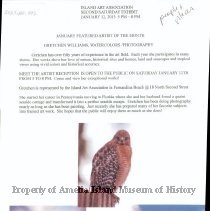 Flyer - Island Art Association