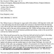 Biography--White, Brooke G.