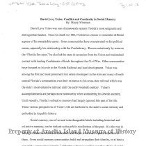 Biography--Yulee, David Levy (1 of 2 for 21st Century Documents)