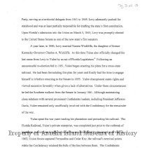 Biography--Yulee, David Levy (1 of 2 for 21st Century Documents)