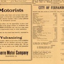 Lassere Motor Company and City of Fernandina financial report