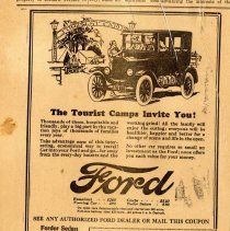 Ford Tourist Camp Advertisment