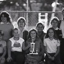 Kids with Award

"Randa Gowen" Award

FBHS Cheerleaders and Trophies

Orange Hall-- St. Mary's

Handwritten Sign/ Message
Mill