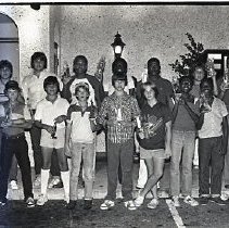 Children with Award

"Randa Gowen" Award

FBHS Cheerleaders and Trophies

Orange Hall-- St. Mary's

Handwritten Sign/ Message
Mill