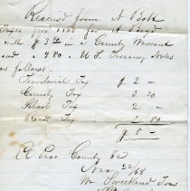 473 - Tax Receipt of Anthony Bott 1868