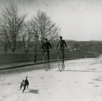 S999.211 Two Men On Penny-farthings