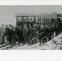 A64-15 Gammon Family on Pikes Peak Cog Railroad ca 1890