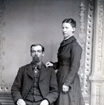 A61-22 -julien And Roxie Gammon Wedding Portrait (1878)