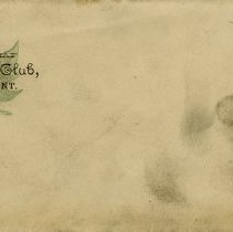 Maple Leaf Base Ball Club Envelope