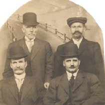 Four Men on a Postcard