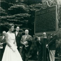 Unveiling of John Galt Plaque