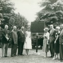 Unveiling of John Galt Plaque