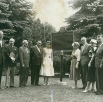 Unveiling of John Galt Plaque