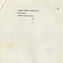 "Possible Places to Visit," page 49