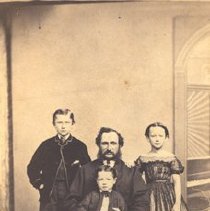 J.A. Thorp with his Children