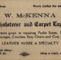 W. McKenna Business Card
