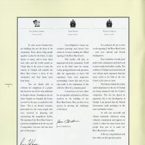 Messages from Romeo LeBlanc, Jean Cretien, John Manley, p.2