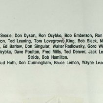 Names of Band Members in Photograph