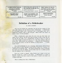 Definition of a Strikebreaker, p.52