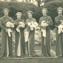 Fiorenza Drew's bridesmaids, 1