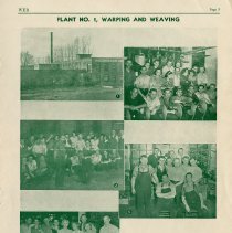 Web, "Plant No.1, Warping and Weaving", page 3