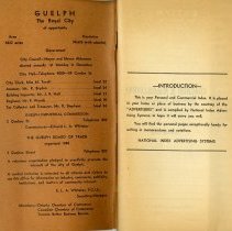 City Officials and Introduction, page 1