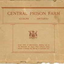 Central Prison Farm Booklet