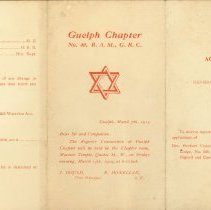 Guelph Chapter No. 40, R.A.M., G.R.C. Agenda