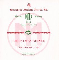 Quarter Century Club Dinner November, 1982