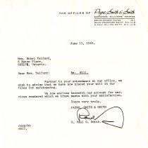 Letter to Mrs Ethel Telford