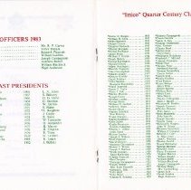 Quarter Century Club Dinner November, 1983