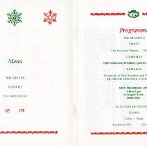 Quarter Century Club Dinner November, 1985
