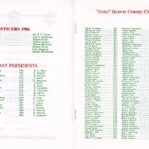 Quarter Century Club Dinner November, 1986