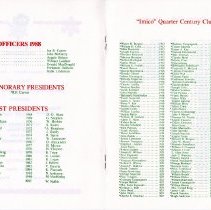 Quarter Century Club Dinner November, 1988