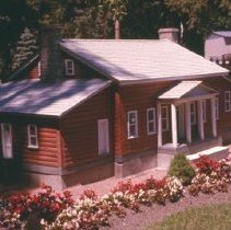 Priory Model in Riverside Park, 1974