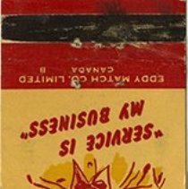 Robert Gemmell's Shell "Shell Employee" Matchbook Cover