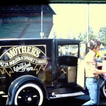 Mother's Pizza Truck at Exhibition Park, September 1978
