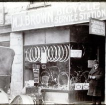M. J. Brown Bicycle Service Station, Circa 1920