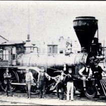 Train Engine at the CIAG Site, 1880