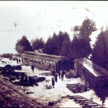 Train Wreck on the Tracks, 1907