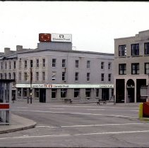 Canada Trust building on south west corner of Wyndham Street and Cork Street.