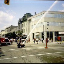 St. George's Square fire-fighting display, August 14, 1982