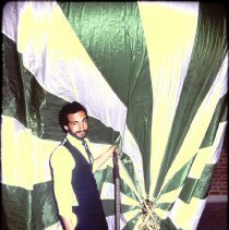 Frank Carere Demonstrating Special Effects in Ross Hall, May 6, 1981