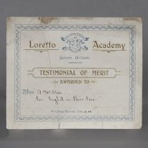 Certificate, Achievement, Front